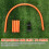 6 Pcs Indoor Training Arches with Removable Base Soccer Passing Arcs Turf Arches 5