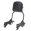 16' Detachable Backrest Holdfast Sissy Bar for 2018later Softail Models, Black 1