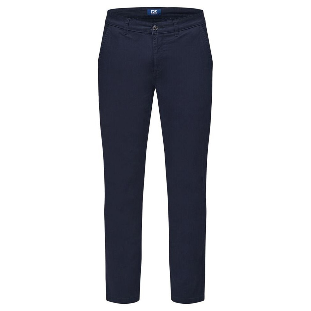 (34R, Dark Navy) Cutter & Buck Mens Edgemont Chinos-image-OPC-PHYY9FJ-NEW