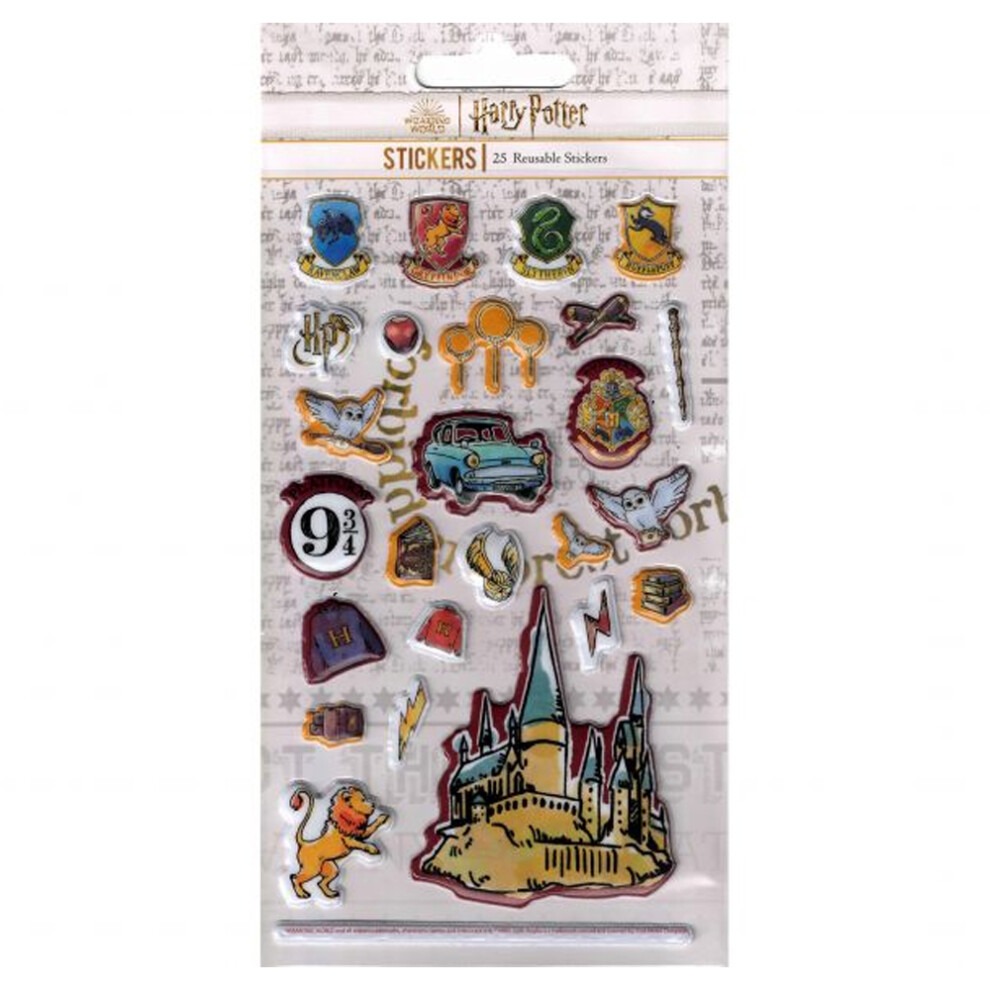 Harry Potter Icons Puffy Stickers (Pack of 25)
