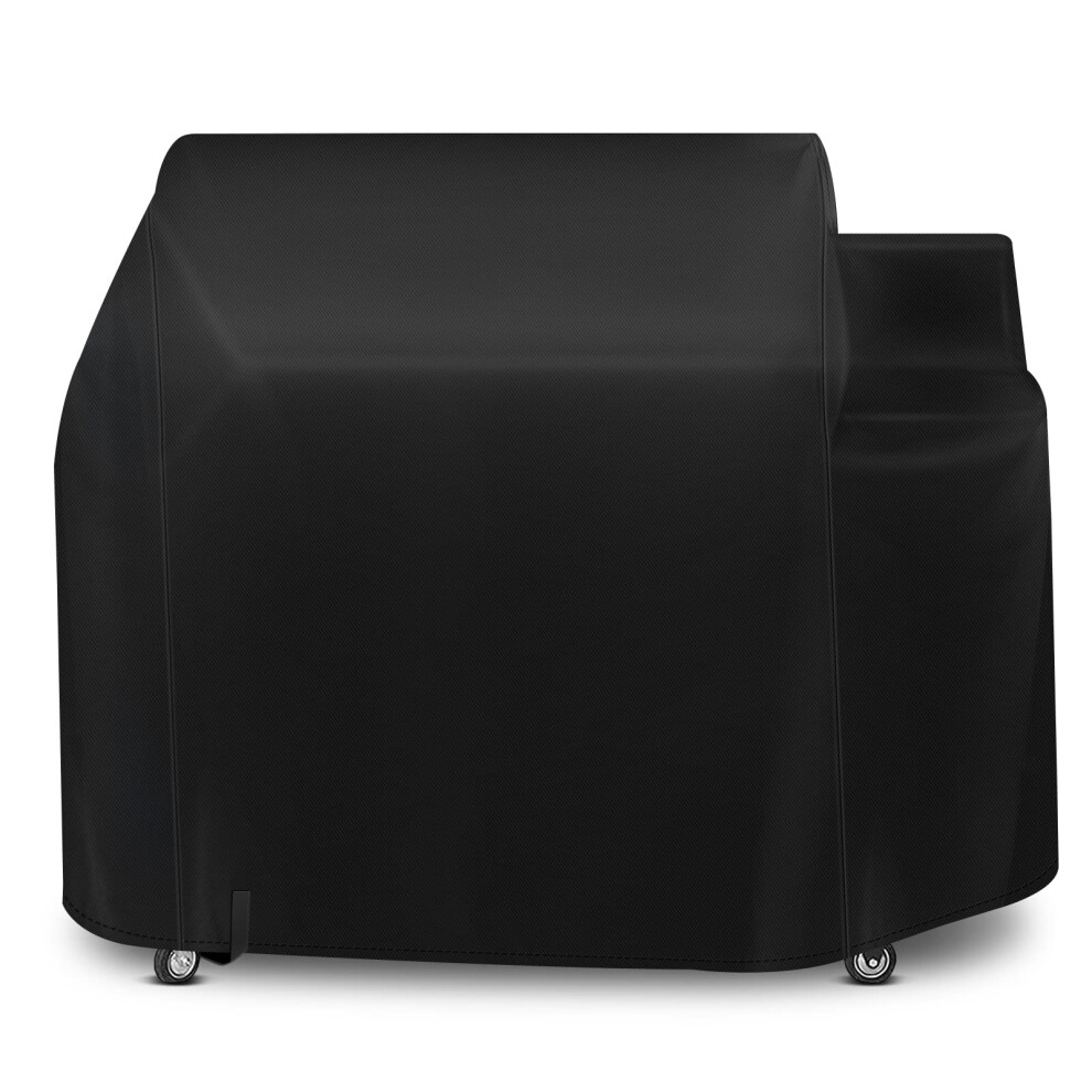 iCOVER 7191 Grill Cover for Weber 36 inch SmokeFire Wood Pellet Grills (EX6) 600D Canvas Wooden Fired Pellets Smoker Covers