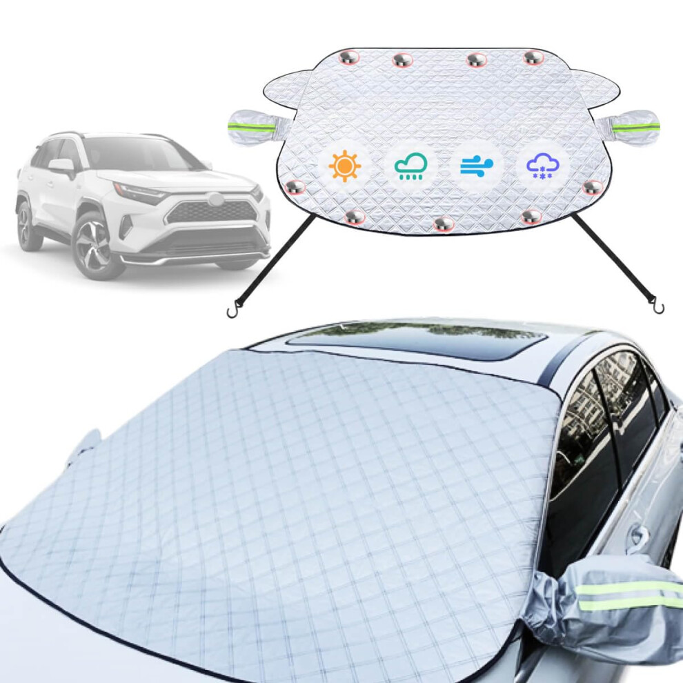 Car Windshield Cover Compatible With Toyota Rav4 2019 Le Xle Hybrid Upgraded 354398693024