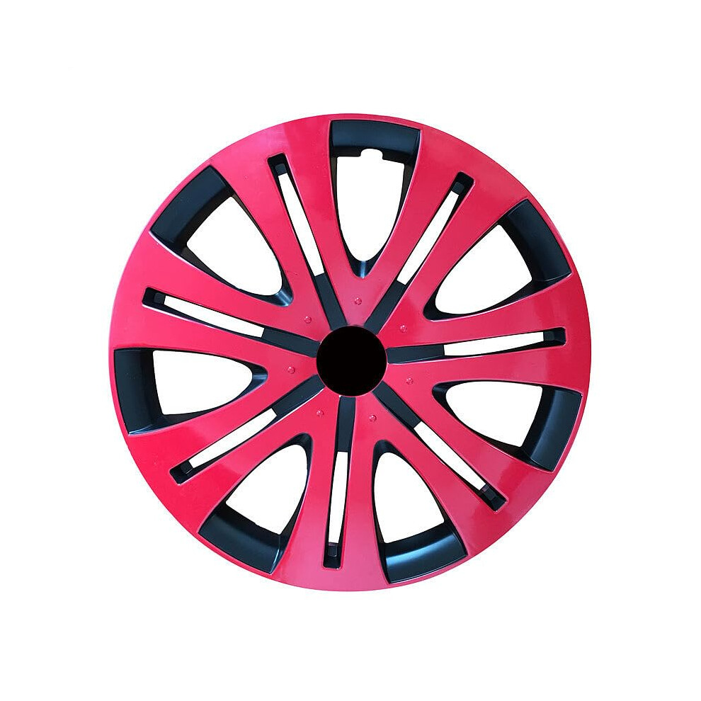 Hubcaps 4 Pack Wheel Cover 16Inch Rim Replacement Snap On Car Wheel Abs Material Universal Rim Protector For Car Truck Suv Red 354398694397