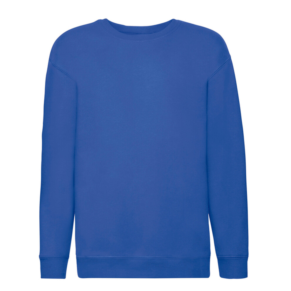 (9-11 Years, Royal Blue) Fruit of the Loom Childrens/Kids Premium Set-in Sweatshirt
