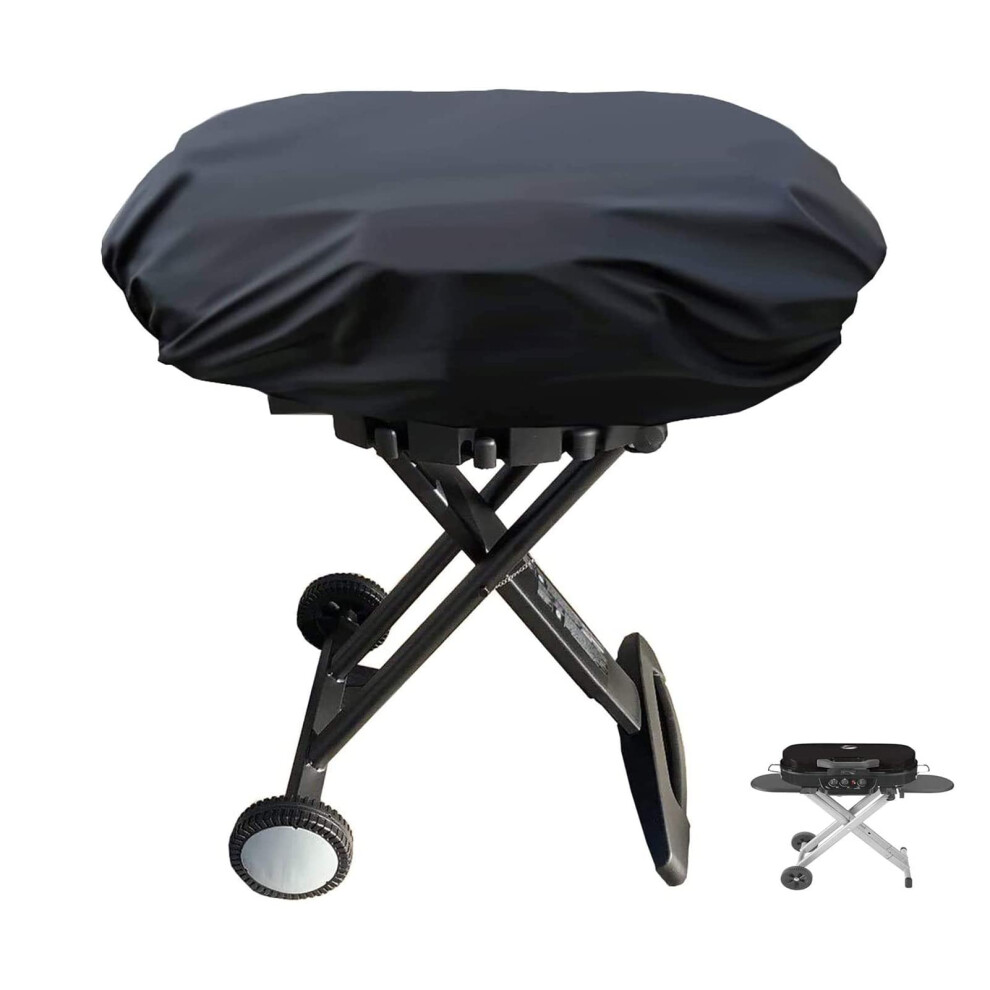 BBQ Grill Cover, Grill Cover Compatible with Coleman Roadtrip LXX, LXE, and 285, BBQ Gas Propane Grill Cover with Drawstring