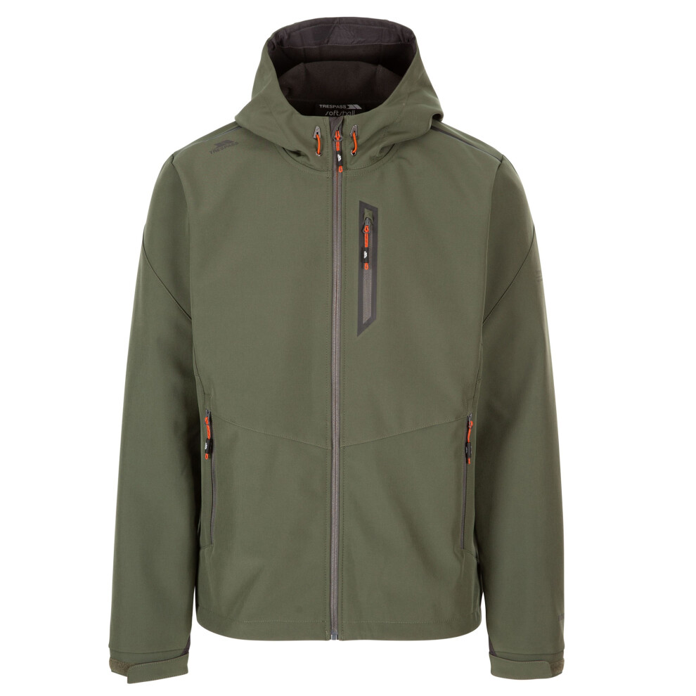 (S, Ivy) Trespass Mens Marlon Soft Shell Jacket