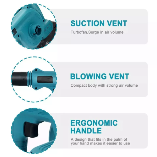 2IN1 Cordless Air Leaf Blower Vacuum | 2x Battery + Charger 2