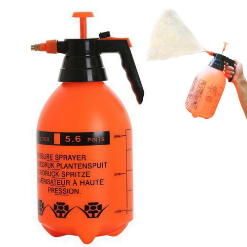 2L HeavyDuty Handheld Garden Pump Sprayer – with Adjustable Nozzle  Lockon Trigger