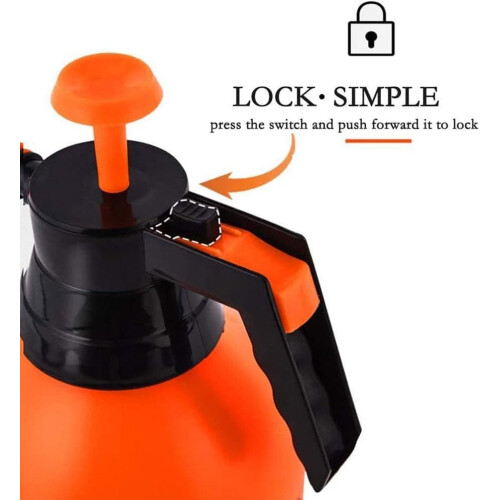 2L HeavyDuty Handheld Garden Pump Sprayer – with Adjustable Nozzle  Lockon Trigger 1