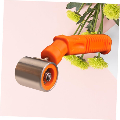 Flat Pressure Roller Seam Roller Tool for Wall Sticker Application Diy Tool Silver Orange Suitable for Types of Stickers 1