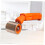 Flat Pressure Roller Seam Roller Tool for Wall Sticker Application Diy Tool Silver Orange Suitable for Types of Stickers 4