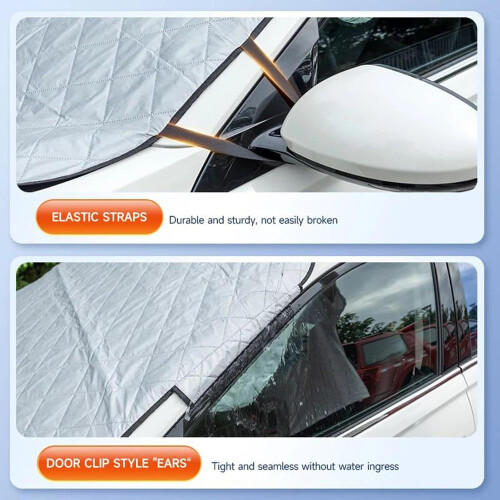 Car Windshield Snow Cover Auto Windshield Protector for Ice and Snow (S Size) 2
