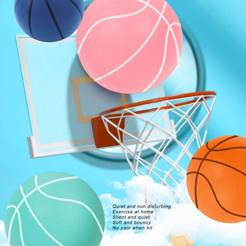 Pallone da basket silenzioso in PU - senza gonfiaggio 2