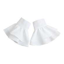 Wrist Cuffs False Sleeves Detachable Ruffled Edge for Blouse Sweater Coat