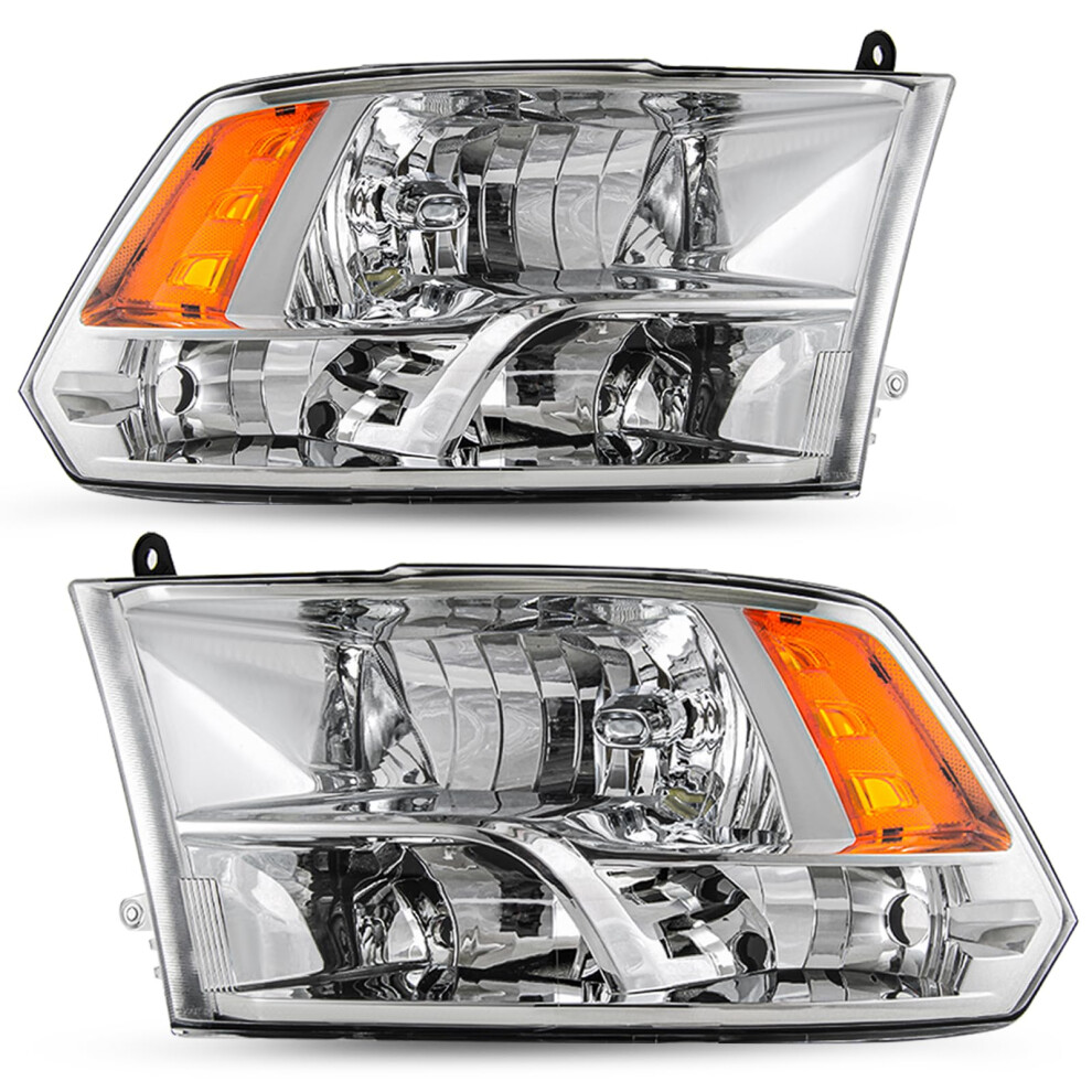 Headlight Assembly Replacement For 2009 2018 Dodge Ram 1500 Quad 2010 2018 Dodge Ram 2500 3500 Pickup 354398706496