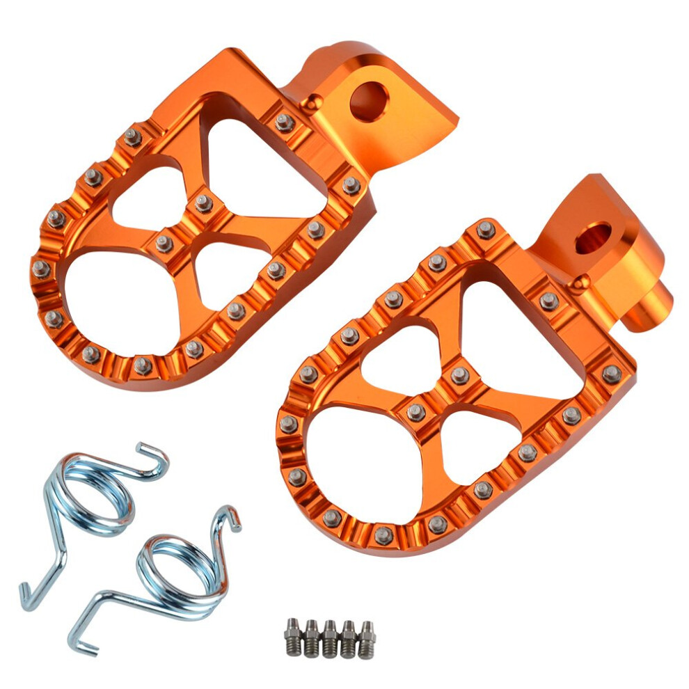 Foot Pegs Footrest Pedals Compatible With Ktm 65Sx 200918 85Sx 200317 125Sx/250450Sxf 199815 354398708605