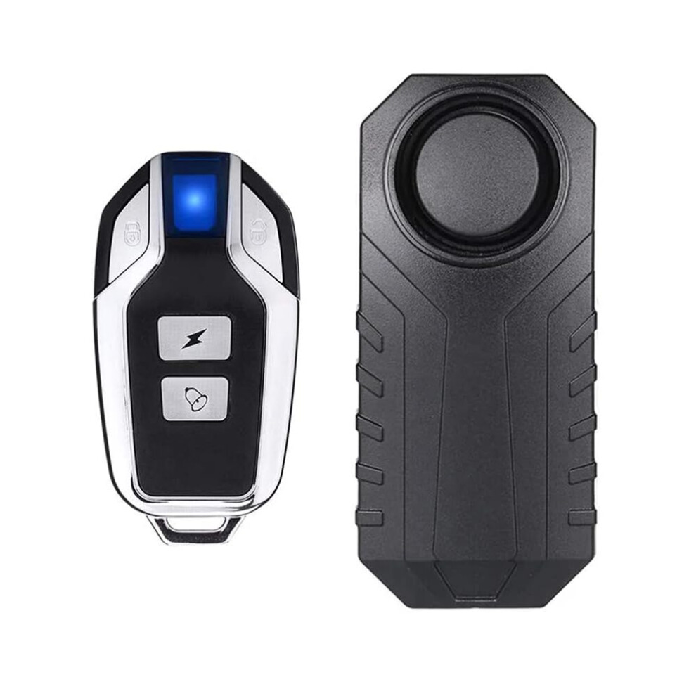 Bike Alarm Antithief, Vibration Triggered Sensing Motorcycle Alarm Horn With Remote 354398711636