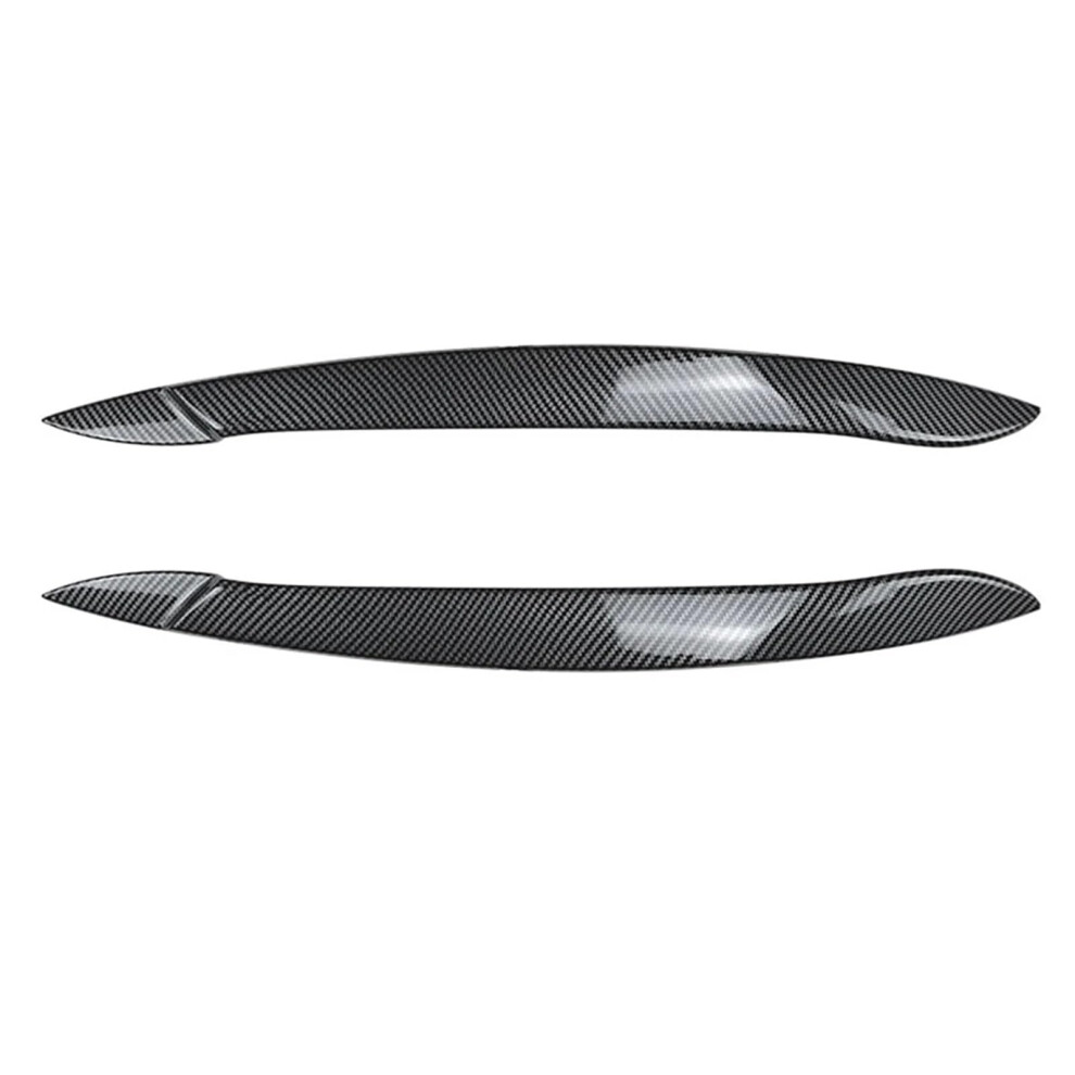 Car Front Head Cover Head Lamp Eyelid Eyebrow Trim Abs Compatible With Bmw X5 E70 20082013 Carbon Fiber Light 354398711681
