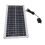 Eco 50W DC12V Solar Fountain Pump Kit 43x20cm Panel 1