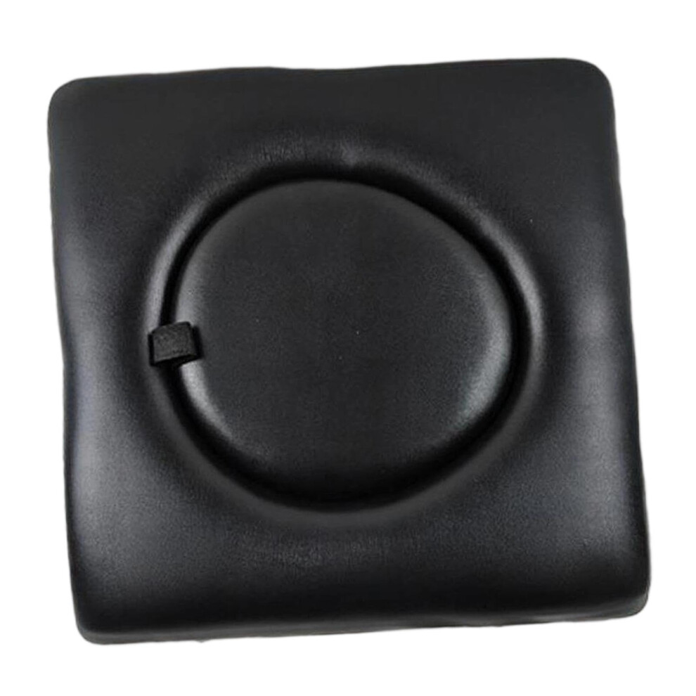 Black Commode Seat Cushion Sponge Padded Universal Fit,Easy Clean,Toilet Seat,Seat Pad Cover,For Bedside Commodes Shower Wheelchairs,
