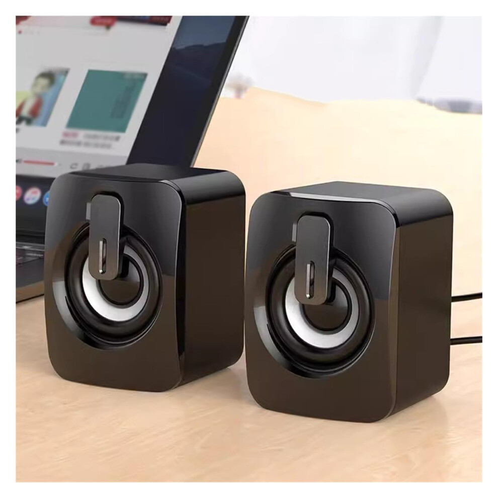 Desktop Home Computer Audio Laptop Small Speaker Wired Desktop Subwoofer Usb 459067741812