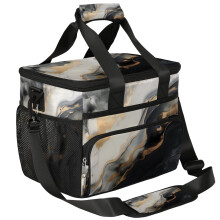 Ink Paint Abstract Insulated Picnic Backpack Lunch Box for Women Men Picnic Basket