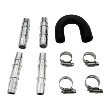 Upgrade Aluminum Engine Heater Core Bypass Kit with 5/8' 3/4' Hose 626001 Compatible with Most Common Heater Hoses