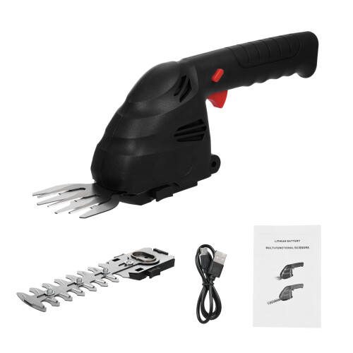 Cordless 7.4V Lithium Hedge Trimmer 2.0Ah, 35x12x9cm 2
