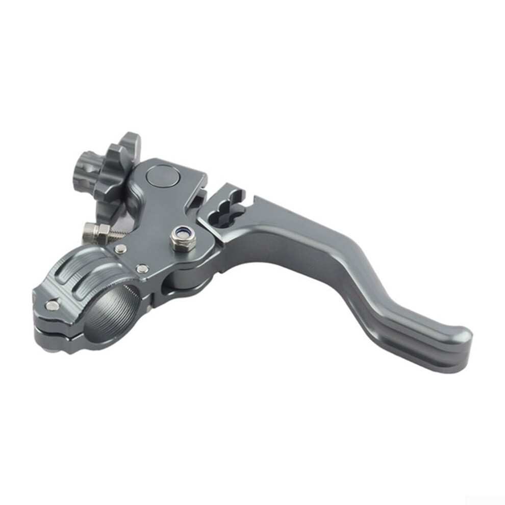 Cnc Short Clutch Lever, 22Mm Folding Handlebar Clutch Brake Lever, Aluminium Alloy Motorcycle Short Stunt Clutch Powersports Clutch Levers(Gray) Gray 354398719915