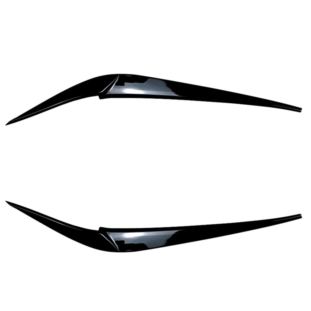 Front Head Cover Head Lamp Eyelid Eyebrow Trim Abs Compatible With Bmw X3 X4 G01 G02 2018 Bright Light 354398720041