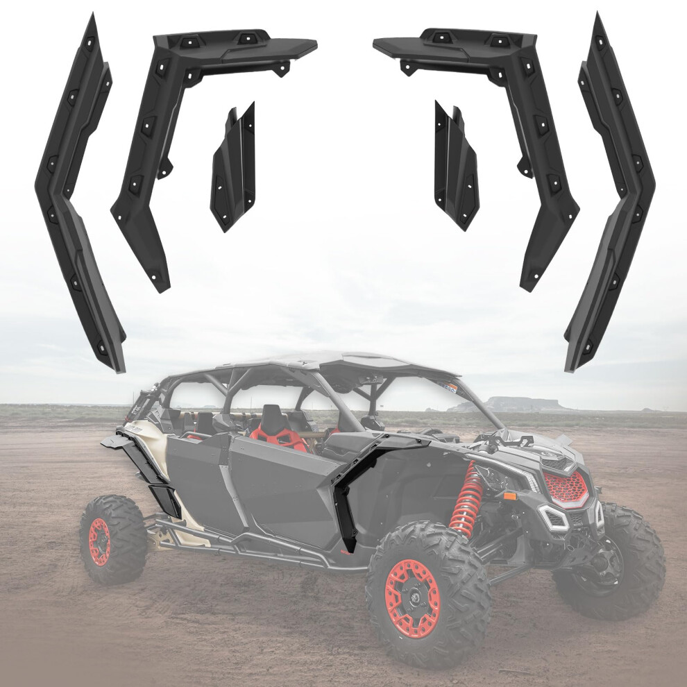 X3 Fender Flares Mud Flaps Guards Front And Rear Compatible With Canam Maverick X3 X3 Max Rs Turbo R Rr 2017 354398720591