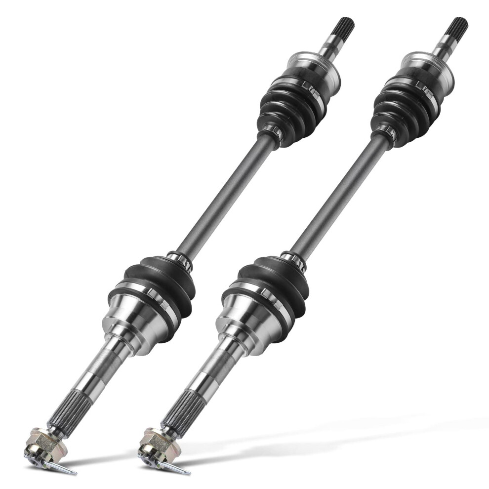 Pair (2) Front CV Axle Shaft Assembly Compatible with Kawasaki Mule 2510 2000 2002, Mule 3010 2001 2008