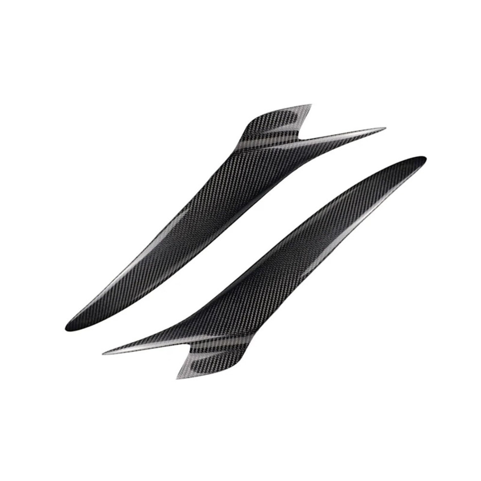 Dry Carbon Fiber Headlight Eyebrows Eyelids Trim Fit Compatible With Mazda Rx 8 Rx8 20042008 354398722687