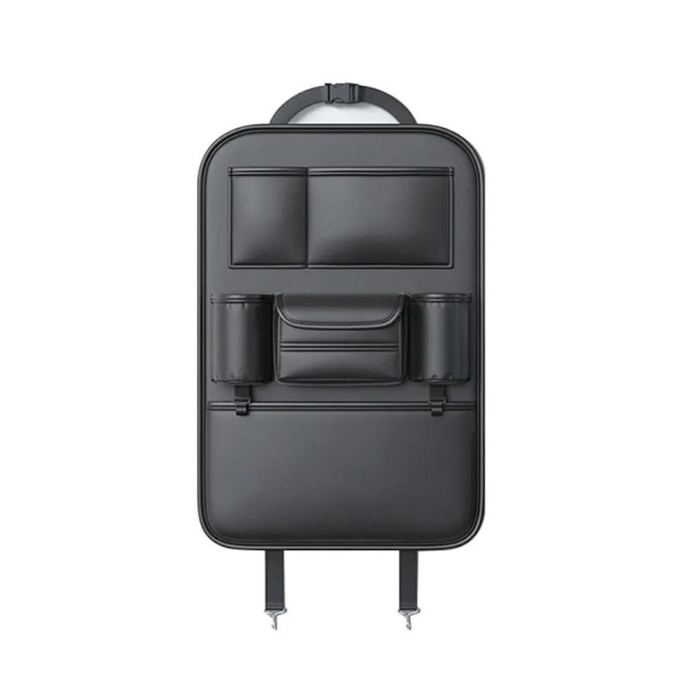 Multi Pockets Car Seat Back Organizer Storage Bag With Tissue Box Car Backseat Protector Antikick Mats 354398724117