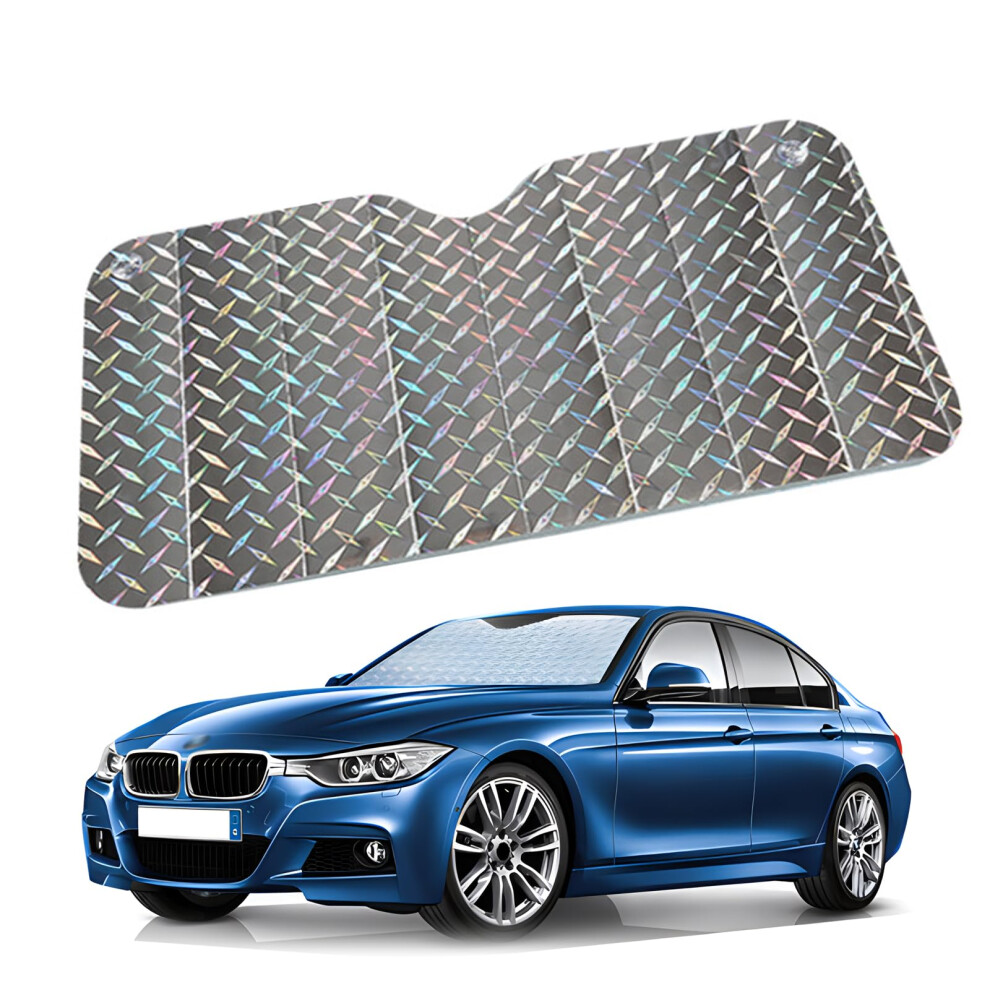 1 Pc Car Windshield Sun Shade, Heat Insulation Reflector, Keep Cool, Universal Foldable 354398725862