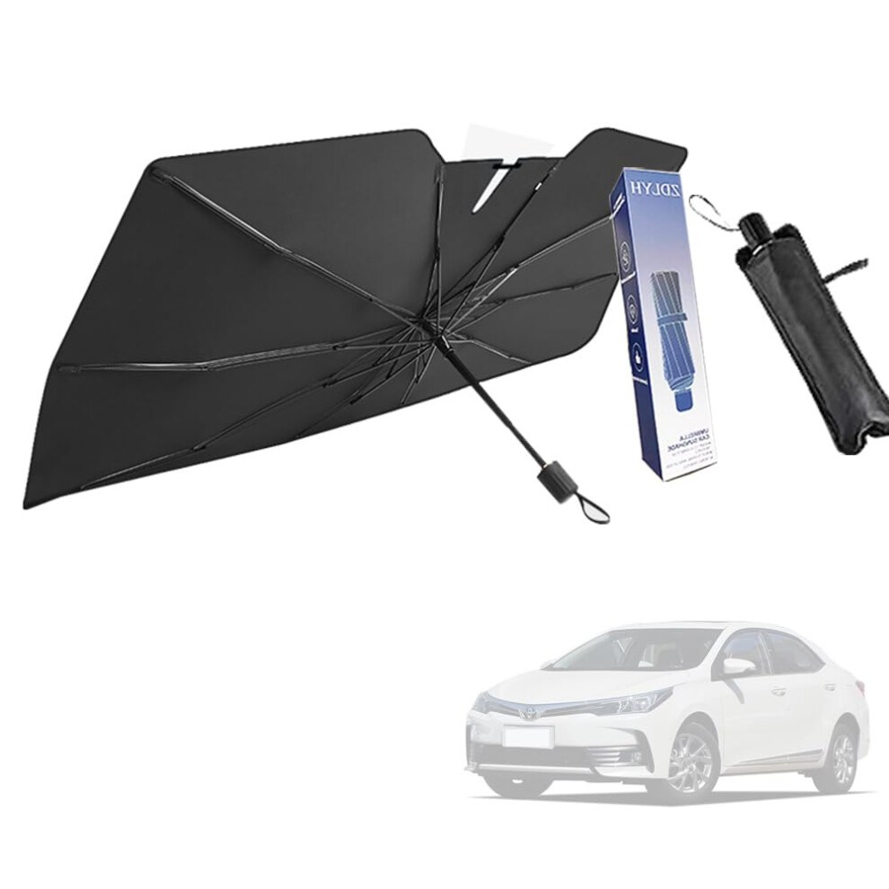 Car Windshield Sun Shade Umbrella Fit For Toyota Corolla, Protect From Sun Rays Heat Damage 354398726395