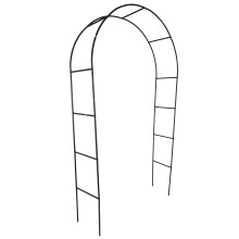 Metal Garden Arch Trellis 7.8ft High X 4.5ft Wide,Outdoor Garden Arbor for Climbing Plant Wedding Party Decoration