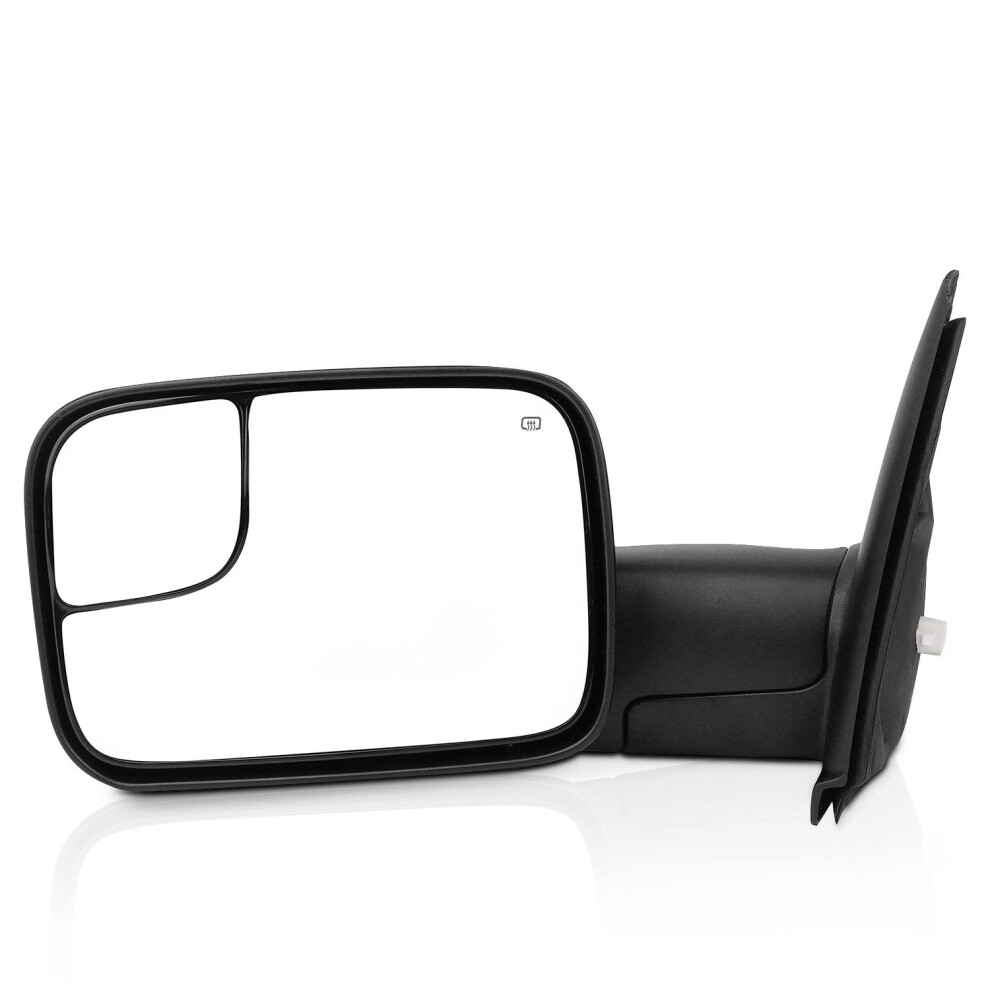 Tow Mirror Towing Mirror Fits For 2002 2008 Dodge Ram 1500 2003 2009 Ram 2500/3500 Left Power Heated 354398726791