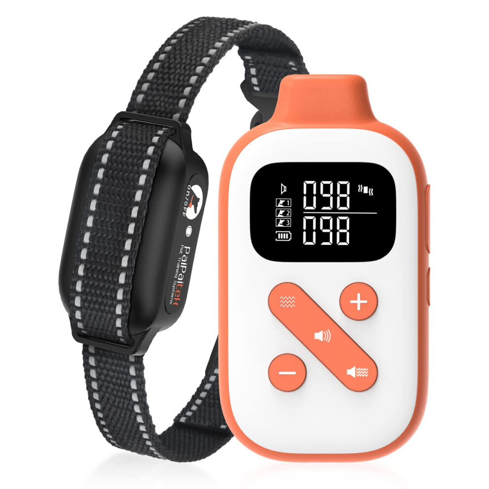 Vibrating Dog Collar No Shock, 3300ft Range Dog Beep Collar with Remote, IPX7