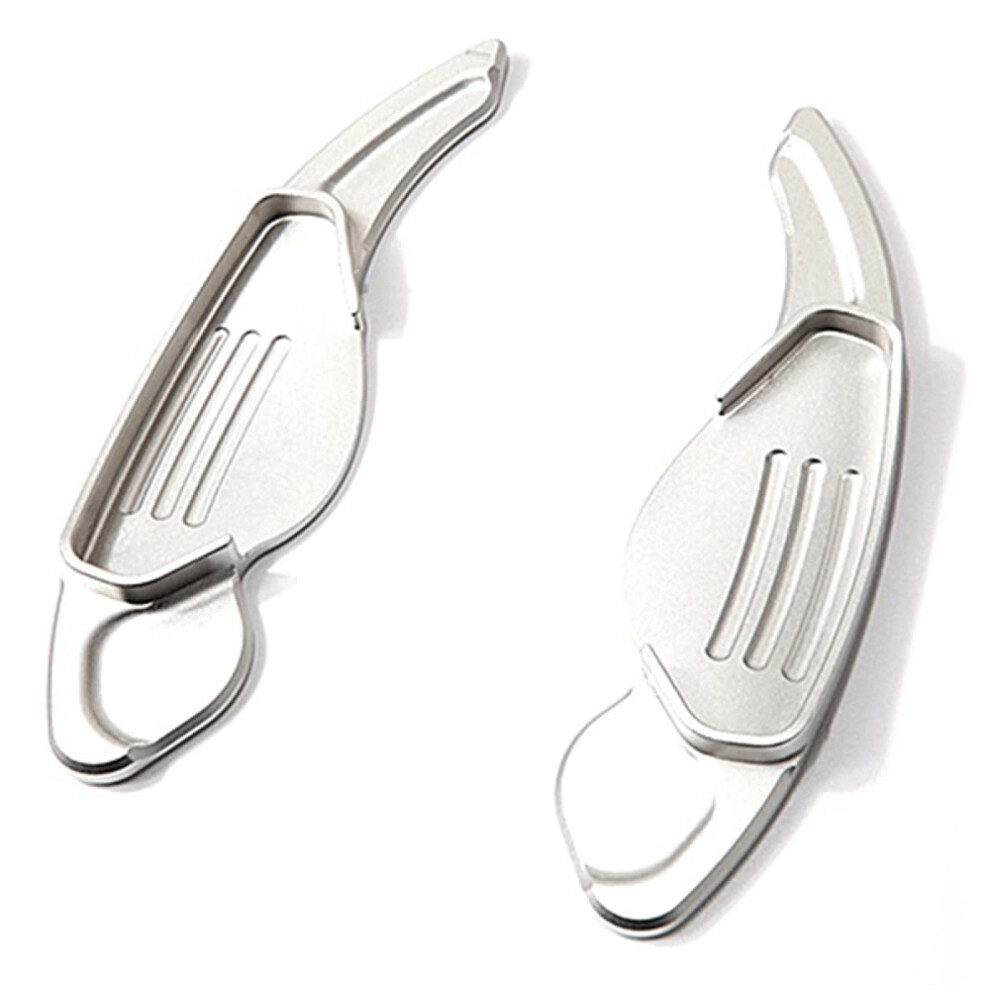 2Pcs Aluminum Steering Wheel Shift Paddle Shifter Extension, For Jaguar Xf Xe Xj Fpace Ftype X760 X250 X260 X761 X351 Car Styling Accessories 354398727071