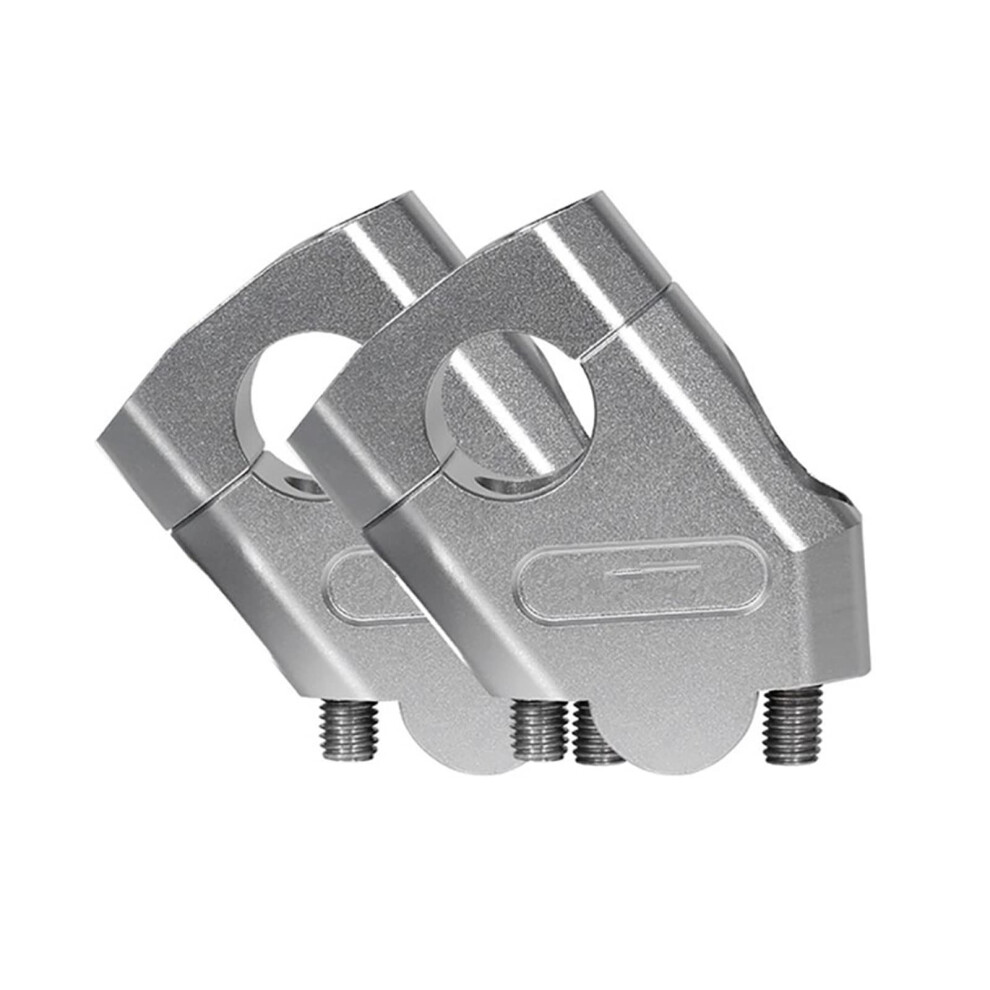 Motorcycle Handlebar Clamp For Yamaha 22Mm 28Mm Motorcycle Handlebar Riser (Color : 22Mm ) Silver 354398729198