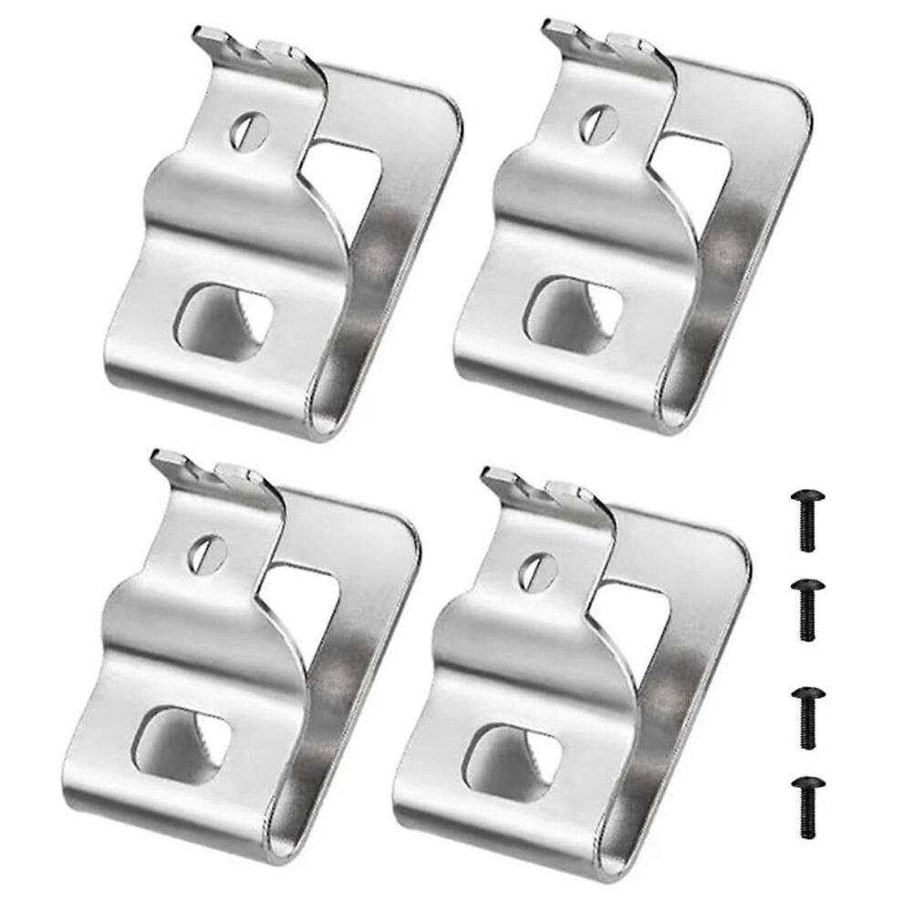 Belt Clips, 4Pcs Drill Tool Clips Hook Kit With Screws For N268241 For 20V Power Tools Dcd980 Dcd98 9372572595637
