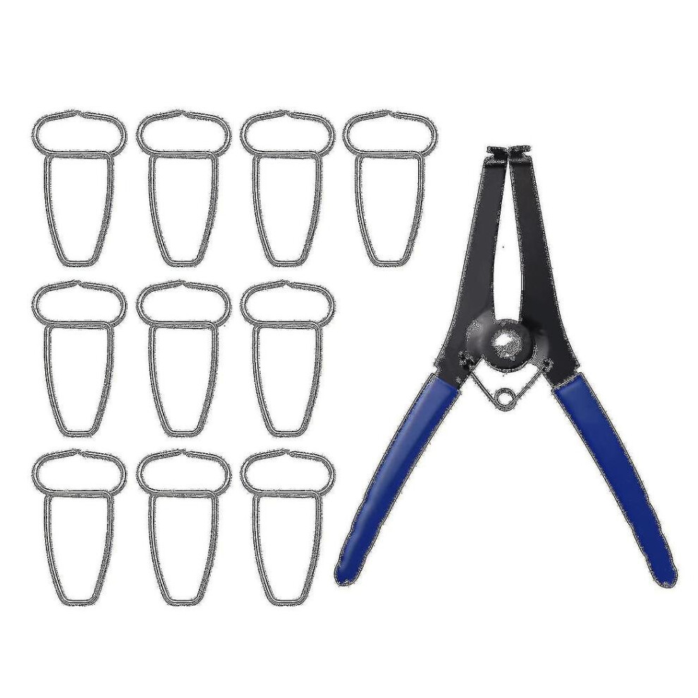 Spring Clamp Pliers With 10 Miter Clamps Woodworking Tool Miter Pliers And Clips For Frames Moldings Wooden Composite Miter Corners Best Gift Best Gif 9372572595668