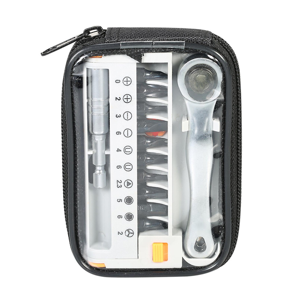 Penggong 12Pcs Mini Ratchet Wrench Close Quarter Ratcheting Screwdriver Bits Set With 1/4" Drive 9372572595842