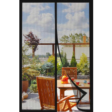 (As show, One size) Mosquito Net Door Window Magnetic 80210cm, Anti Fly Insect Curtain, Magnetic Sliding Bay Window Mosquito Net, Black