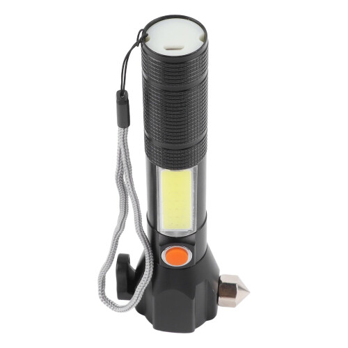 Led Flashlight Explosion Proof Rechargeable High Brightness Multifunctional Car Hammer Flashlight For Emergency Outdoor 2