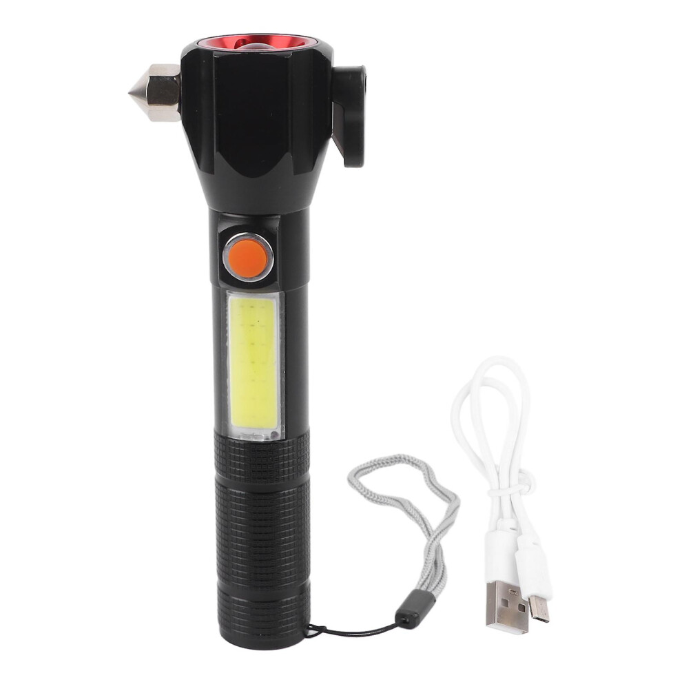 Led Flash Explosion Proof Rechargeable High Brightness Multifunctional Car Hammer Flash For Emergency Outdoor Light 9372572606401