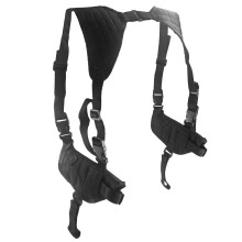 Universal Shoulder Holster Double Draw Horizontal Gun Holster for Most Kinds of Black