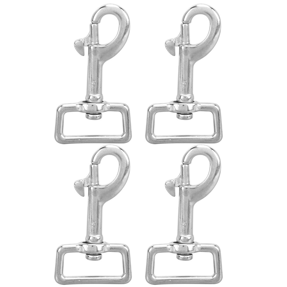 Swivel Snap Hooks, Chrome Swivel Snap Hooks, Trigger Snaps For Pet Leash, 4 Pcs 971462139068