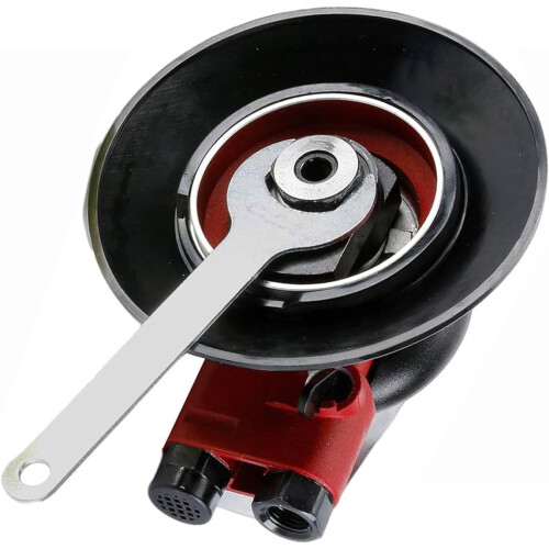 6in Palm Sander, Pneumatic air sander, 1/4 NPT Quick Connector, Hand Sander 2